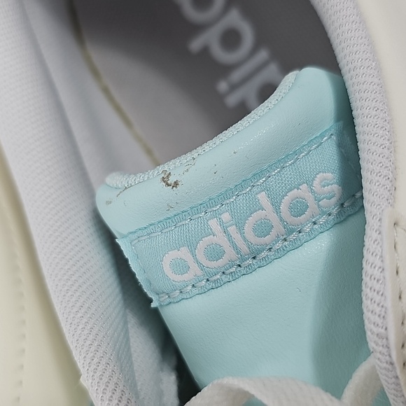 NWT adidas VL Court Base Women's Size 10 White Mint Green Sneakers JI1767 - Picture 12 of 16